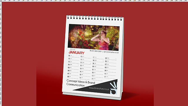 D Creative Desktop Calendar
