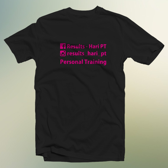 T-shirt printing harrow personal trainer